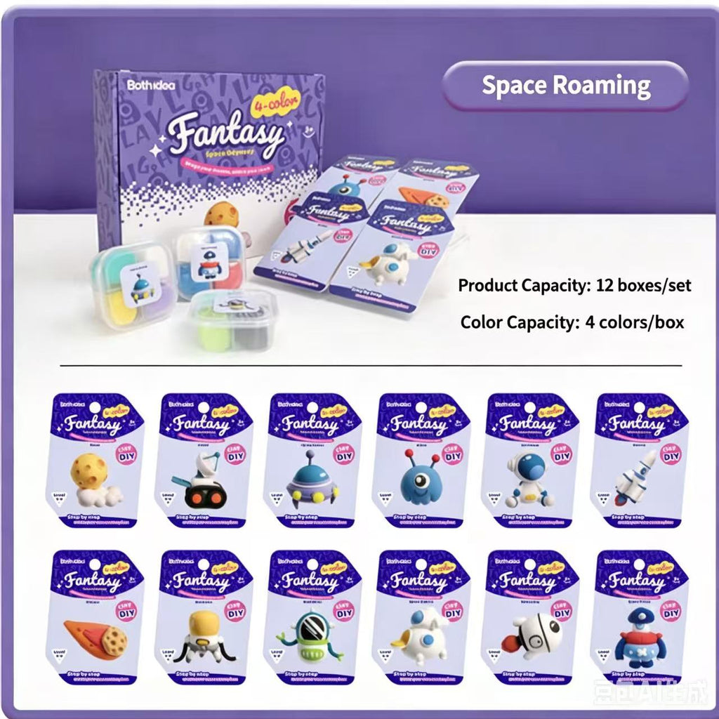 Safe & Soft Modeling Clay for Kids | Individually Wrapped, Step-by-Step Tutorials, Encourage Imagination