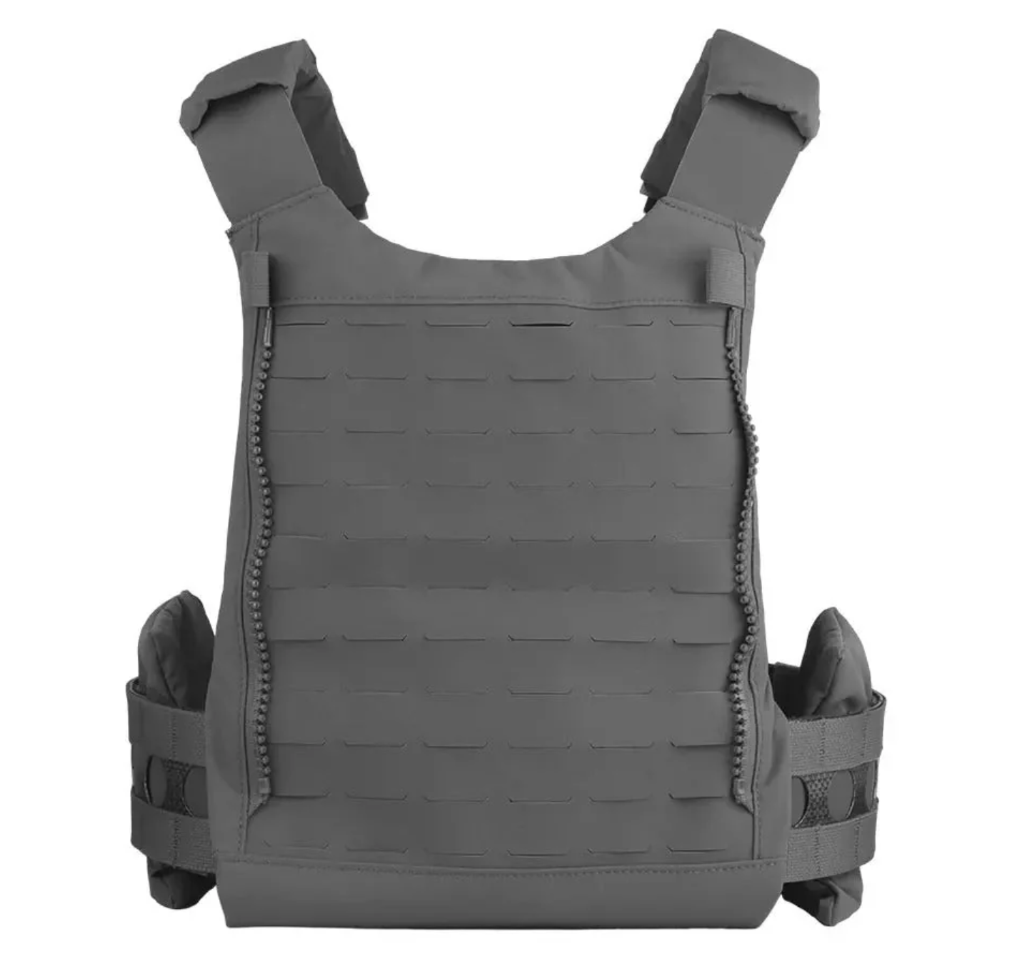 V5 PC Modular Bulletproof Vest with Laser-Cut MOLLE Webbing System – Wolf Gray