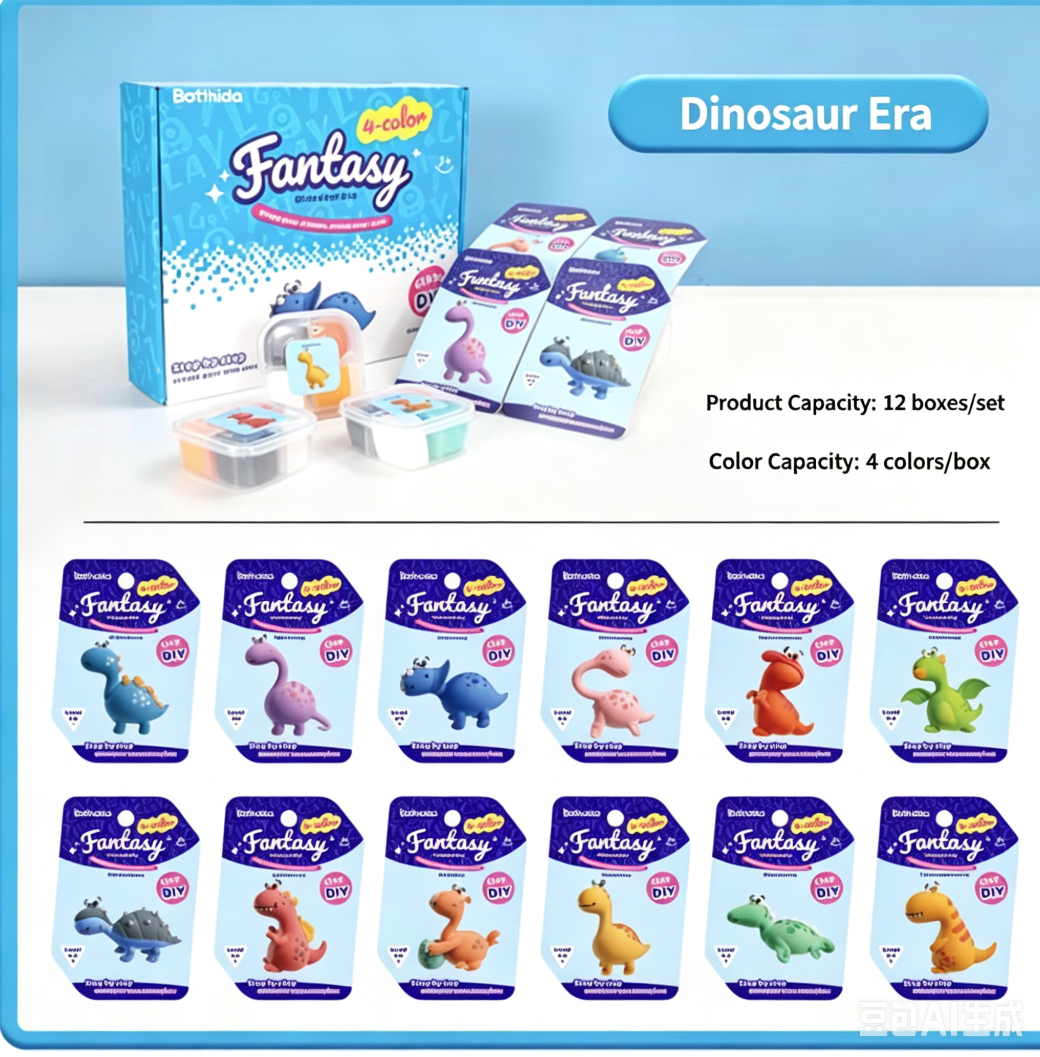 Safe & Soft Modeling Clay for Kids | Individually Wrapped, Step-by-Step Tutorials, Encourage Imagination