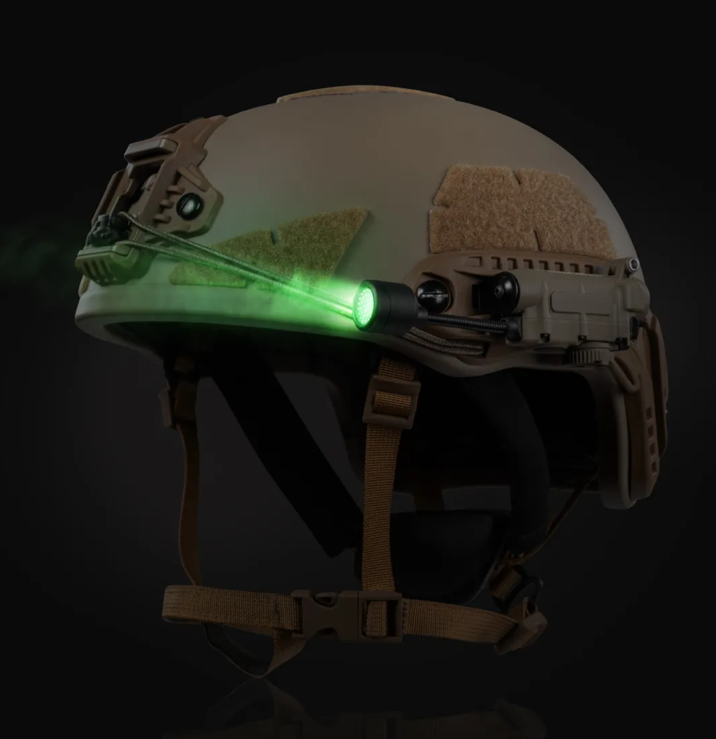 MPLS 5-LED Helmet Light – Wolf Brown
