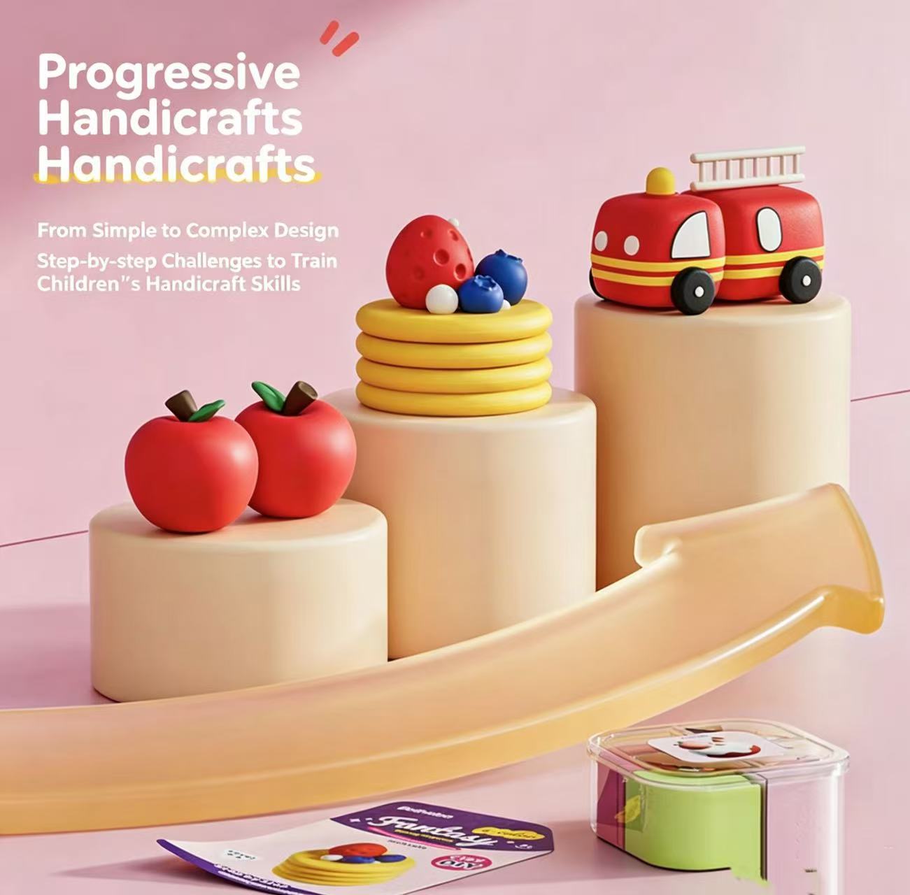 Safe & Soft Modeling Clay for Kids | Individually Wrapped, Step-by-Step Tutorials, Encourage Imagination