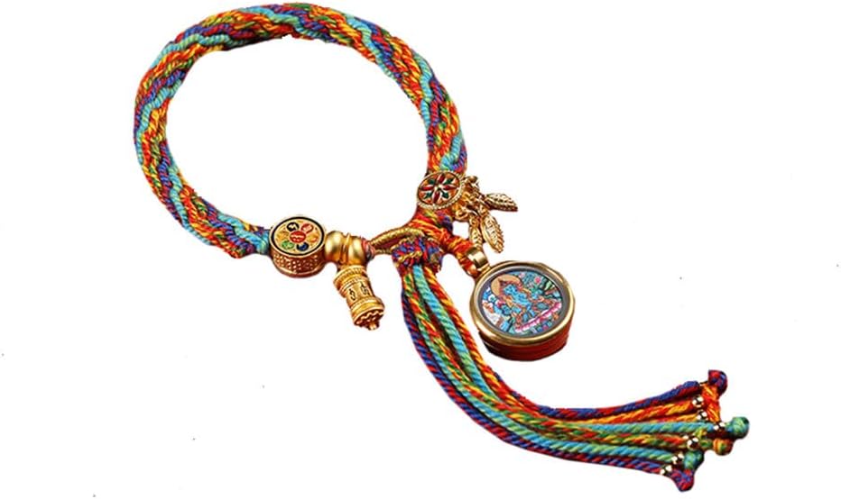HIJONES Rainbow Braided Bracelet for Women Men Chinese Style Stackable Multicolor Rainbow Handmade Rope Bracelets Style 6: Clothing. Shoes & Jewelry