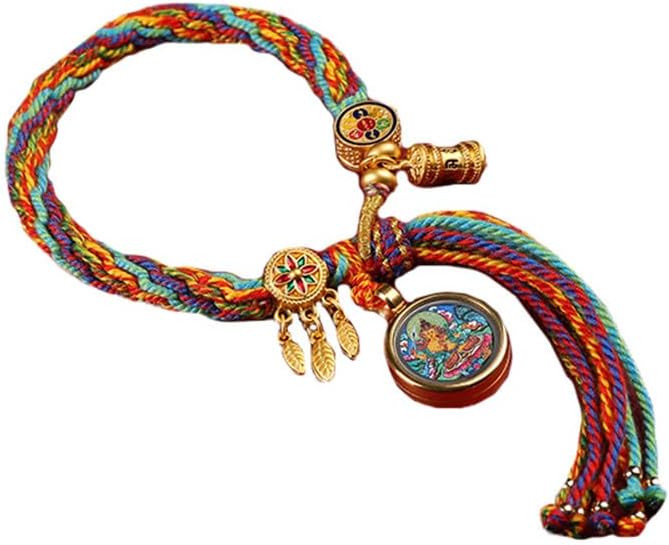 HIJONES Rainbow Braided Bracelet for Women Men Chinese Style Stackable Multicolor Rainbow Handmade Rope Bracelets Style 6: Clothing. Shoes & Jewelry