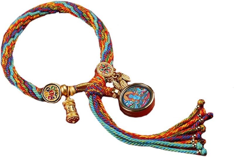 HIJONES Rainbow Braided Bracelet for Women Men Chinese Style Stackable Multicolor Rainbow Handmade Rope Bracelets Style 6: Clothing. Shoes & Jewelry