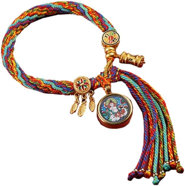 HIJONES Rainbow Braided Bracelet for Women Men Chinese Style Stackable Multicolor Rainbow Handmade Rope Bracelets Style 6: Clothing. Shoes & Jewelry