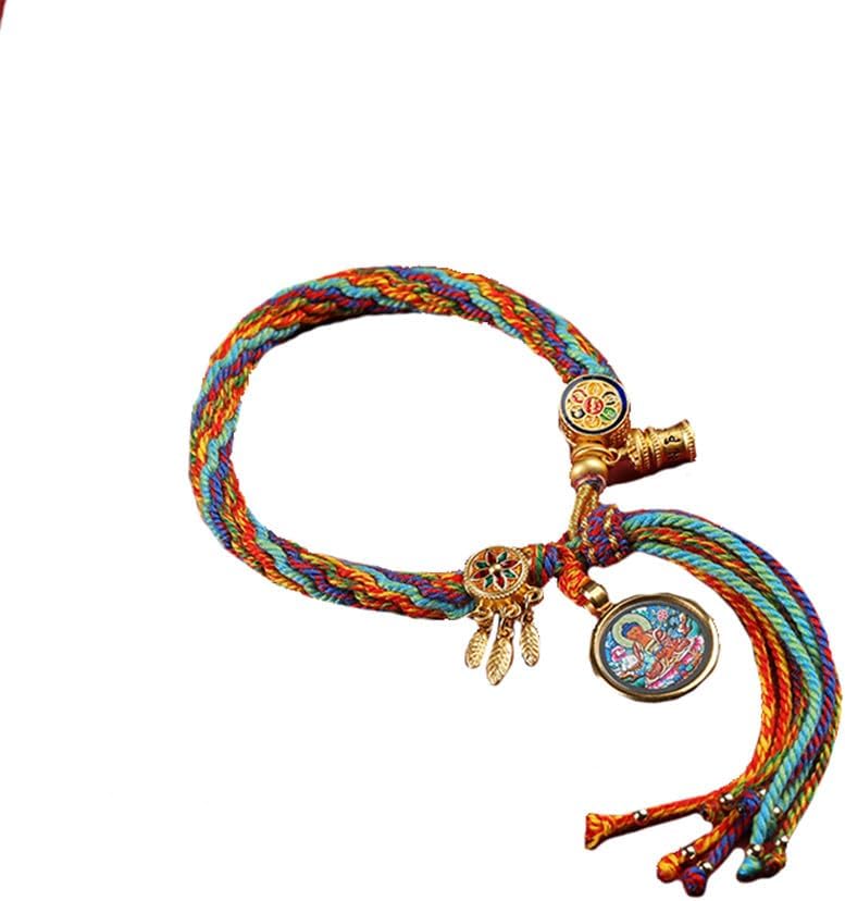 HIJONES Rainbow Braided Bracelet for Women Men Chinese Style Stackable Multicolor Rainbow Handmade Rope Bracelets Style 6: Clothing. Shoes & Jewelry