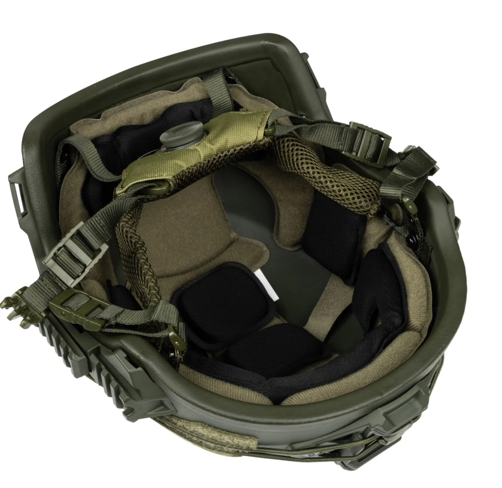 Ballistic FAST Helmet Base Kit NIJ IIIA – Ranger Green