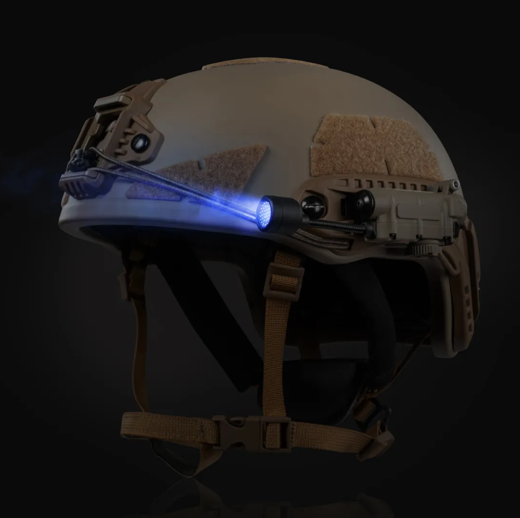 MPLS 5-LED Helmet Light – Wolf Brown