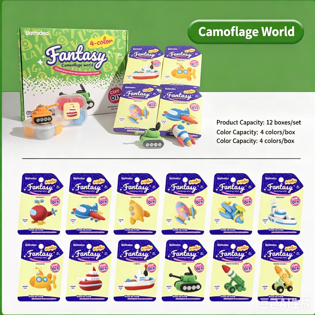 Safe & Soft Modeling Clay for Kids | Individually Wrapped, Step-by-Step Tutorials, Encourage Imagination