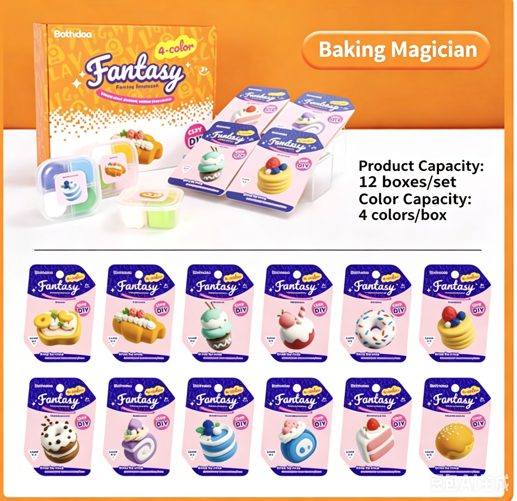 Safe & Soft Modeling Clay for Kids | Individually Wrapped, Step-by-Step Tutorials, Encourage Imagination