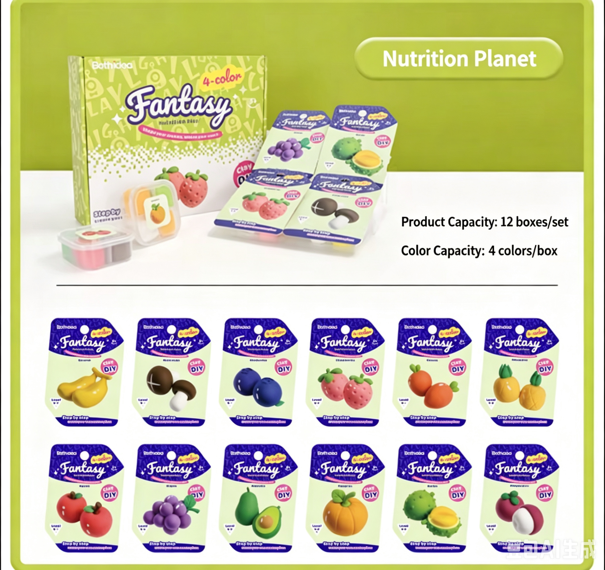 Safe & Soft Modeling Clay for Kids | Individually Wrapped, Step-by-Step Tutorials, Encourage Imagination