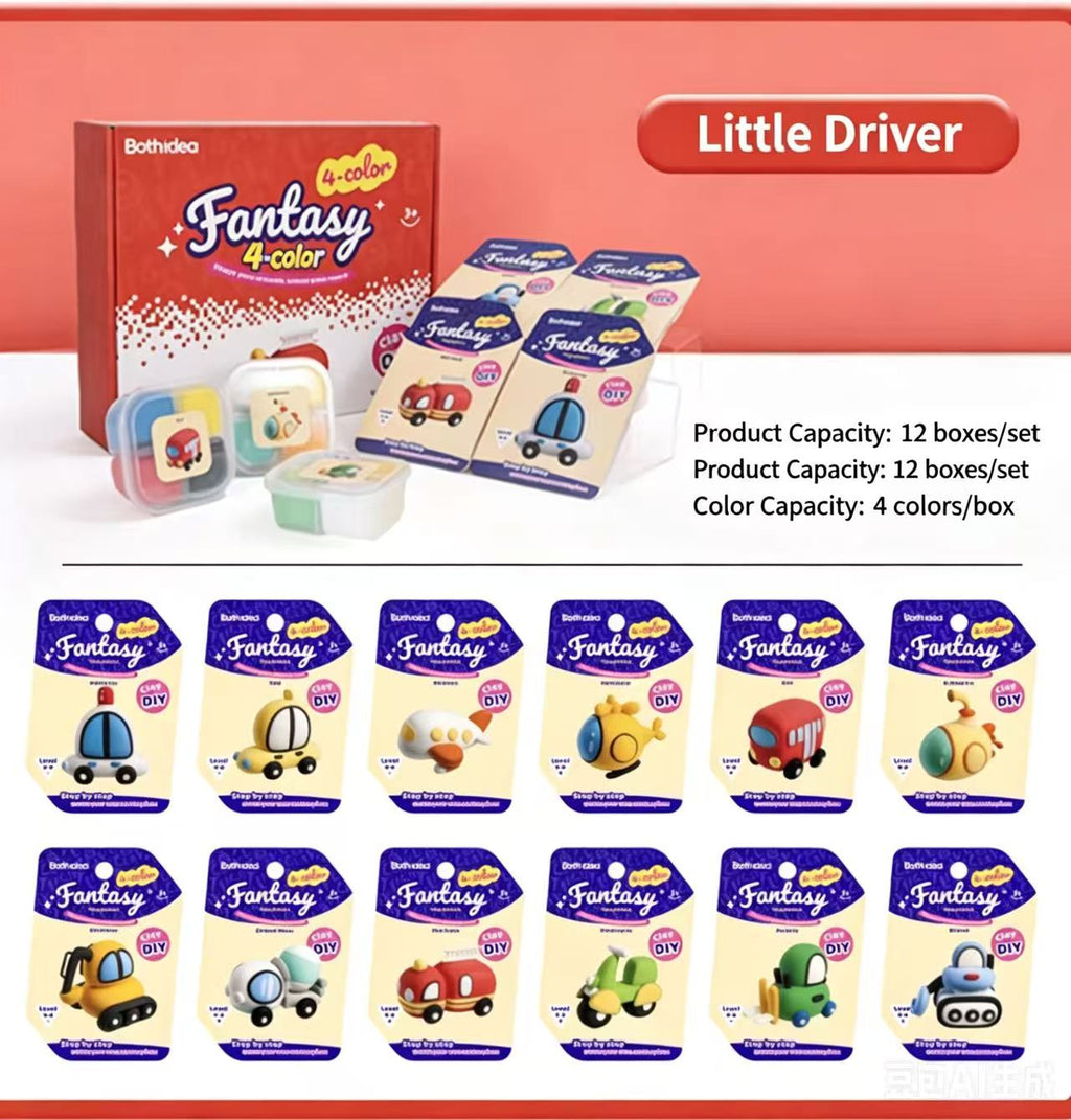 Safe & Soft Modeling Clay for Kids | Individually Wrapped, Step-by-Step Tutorials, Encourage Imagination